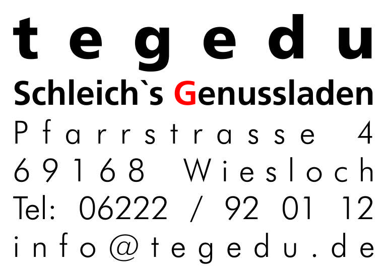 tegedu - Schleichs Genußladen Startseite 